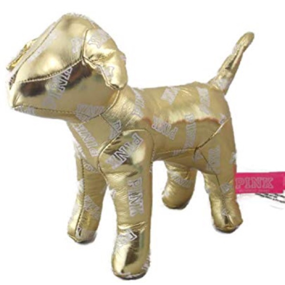 🖤GOLD VICTORIA SECRET PINK DOG
